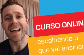 Escolhendo o assunto do seu curso online